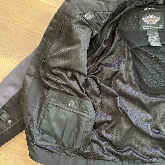 Harley Davidson Rex Switchback Protection Functional Motorcycle Jacket Large - Picture 6 of 11